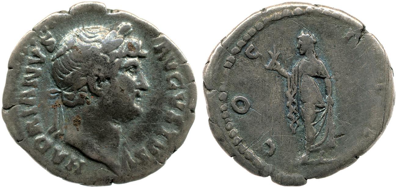 RIC II, Part 3 (second edition) Hadrian 714, аверс, bm