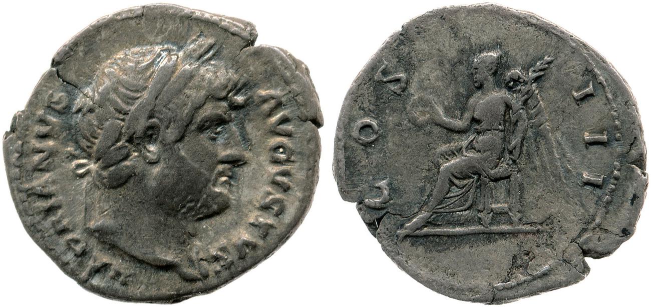 RIC II, Part 3 (second edition) Hadrian 858, аверс, bm