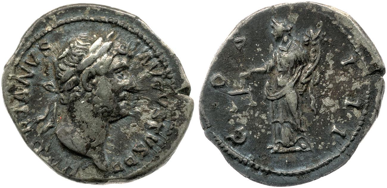 RIC II, Part 3 (second edition) Hadrian 3028, аверс, bm