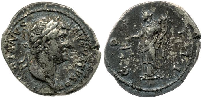 RIC II, Part 3 (second edition) Hadrian 3028, реверс, bm