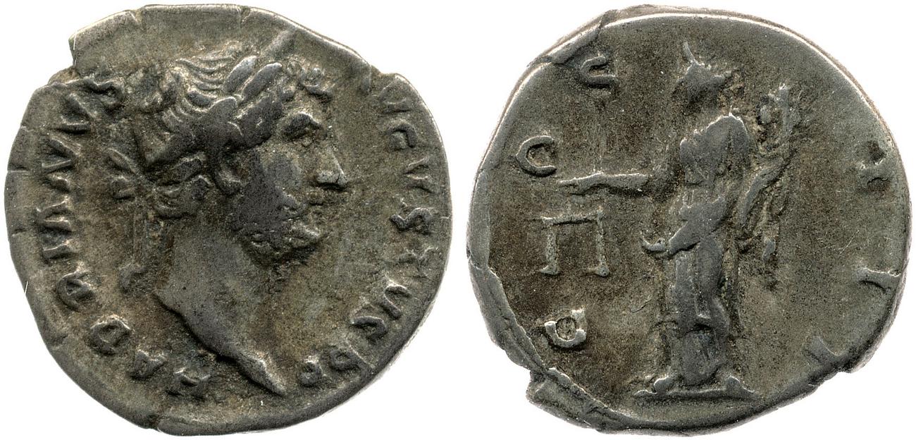 RIC II, Part 3 (second edition) Hadrian 3028, аверс, bm