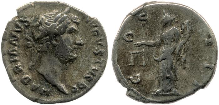 RIC II, Part 3 (second edition) Hadrian 3028, реверс, bm