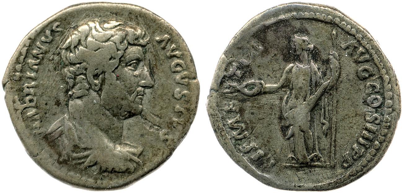 аверс RIC II, Part 3 (second edition) Hadrian 1071