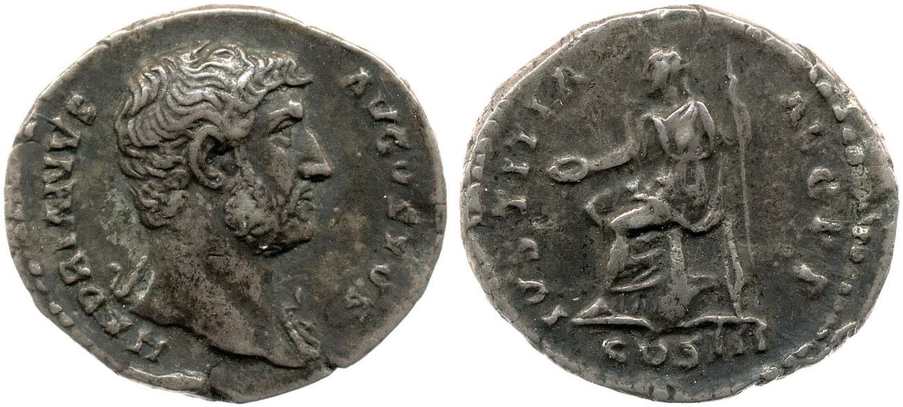 аверс RIC II, Part 3 (second edition) Hadrian 1027