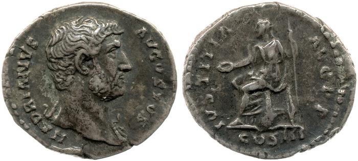 реверс RIC II, Part 3 (second edition) Hadrian 1027