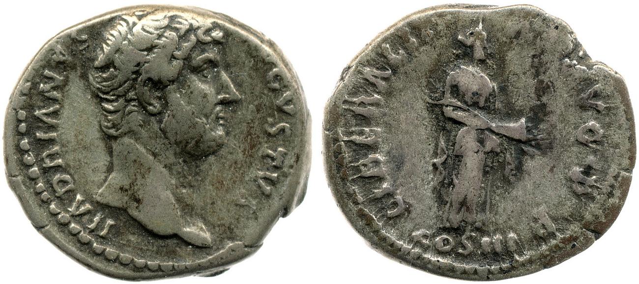 аверс RIC II, Part 3 (second edition) Hadrian 1040