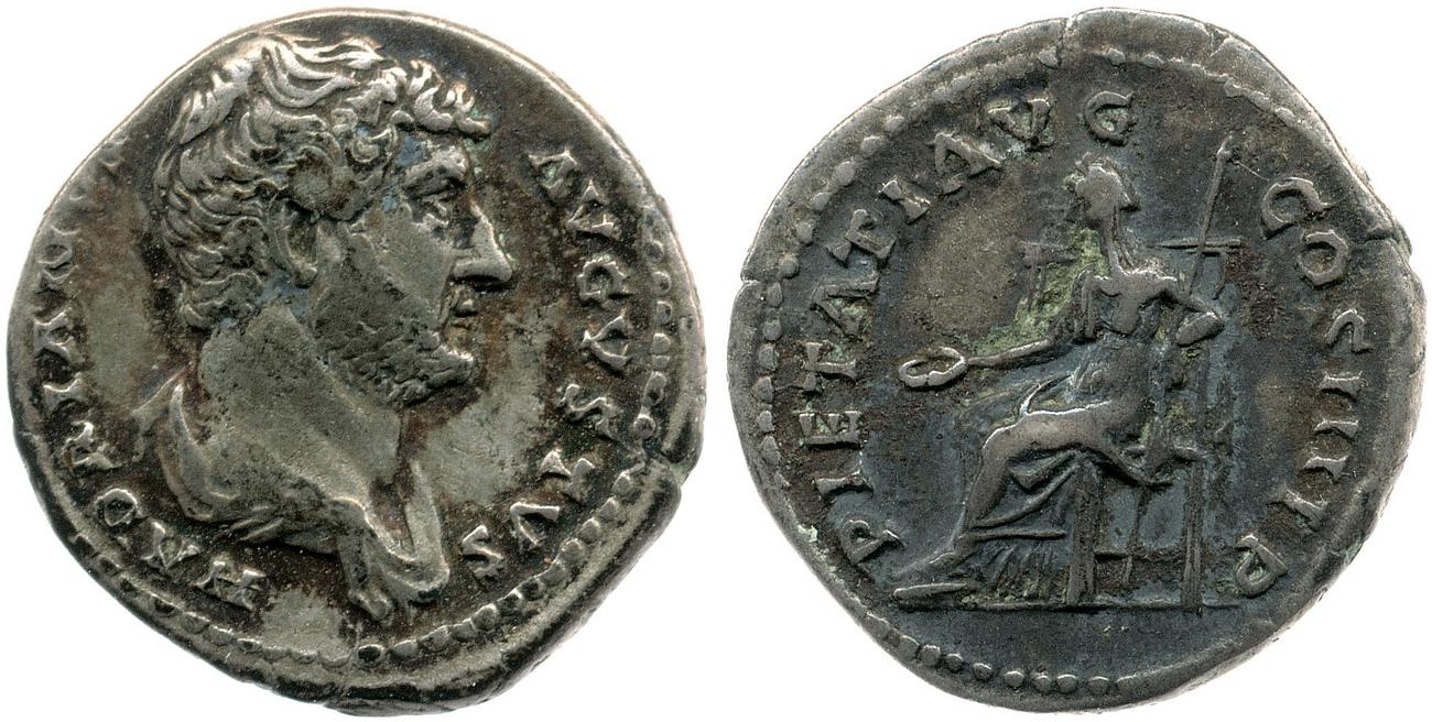 аверс RIC II, Part 3 (second edition) Hadrian 1113