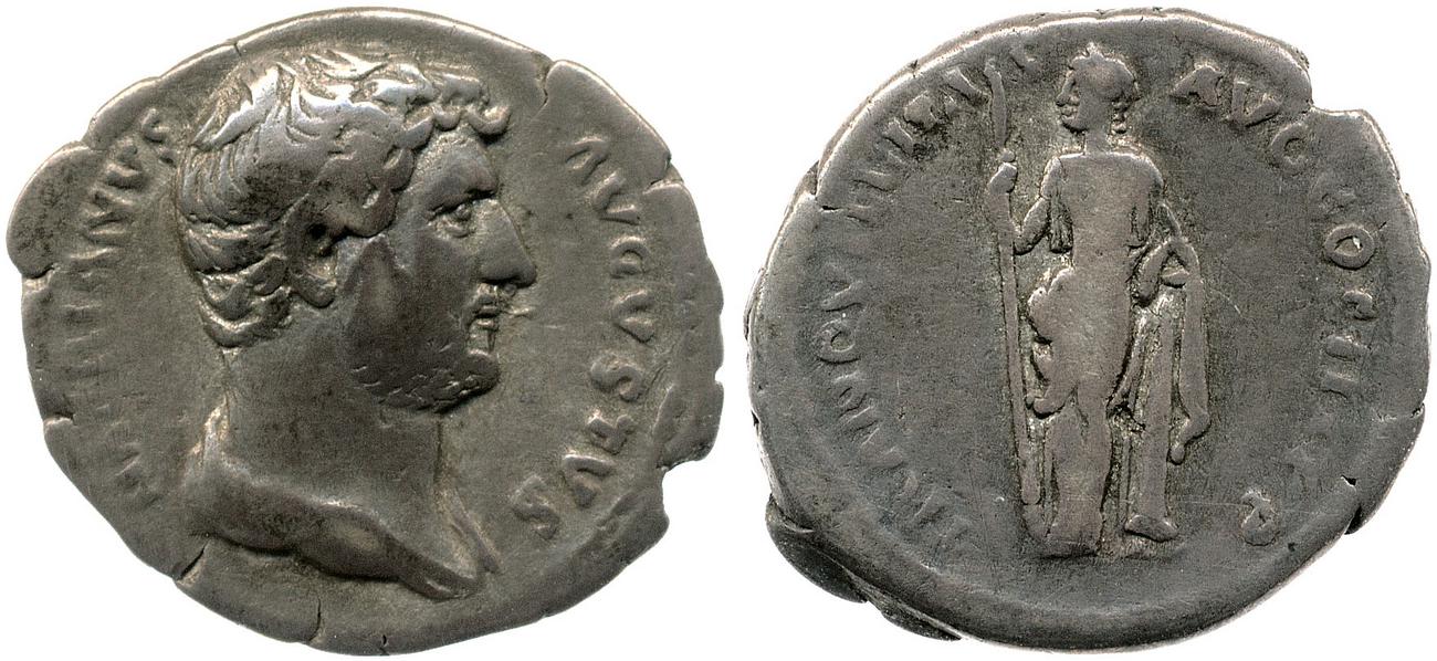 аверс RIC II, Part 3 (second edition) Hadrian 1135