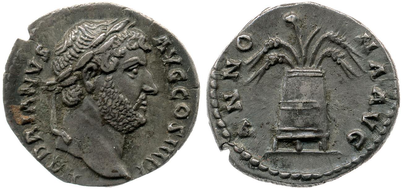 аверс RIC II, Part 3 (second edition) Hadrian 2316