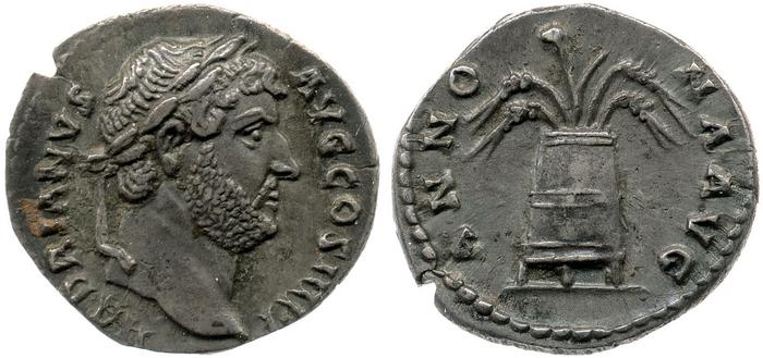реверс RIC II, Part 3 (second edition) Hadrian 2316