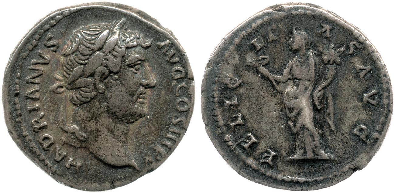 аверс RIC II, Part 3 (second edition) Hadrian 2008