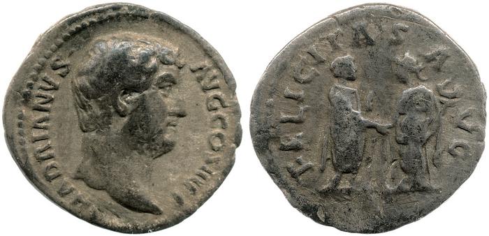 RIC II, Part 3 (second edition) Hadrian 1996, реверс, bm