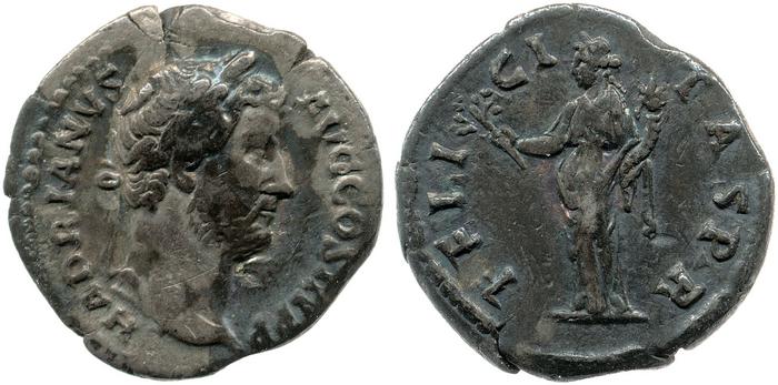 реверс RIC II, Part 3 (second edition) Hadrian 2043