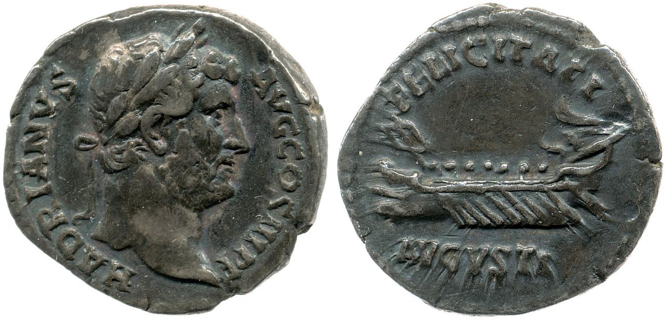 RIC II, Part 3 (second edition) Hadrian 1400, аверс, bm