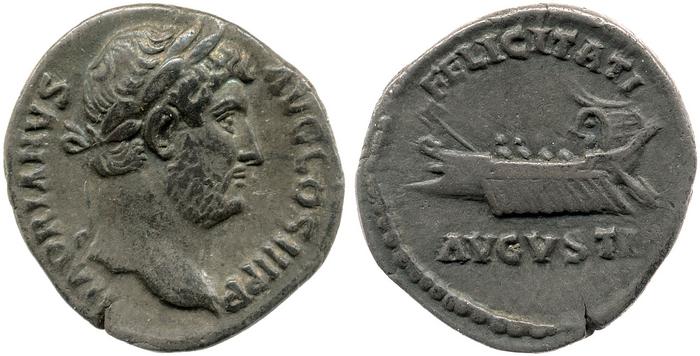 RIC II, Part 3 (second edition) Hadrian 1400, реверс, bm