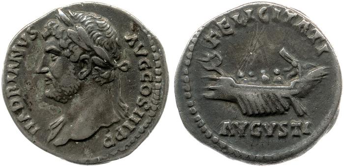 RIC II, Part 3 (second edition) Hadrian 1401, реверс, bm
