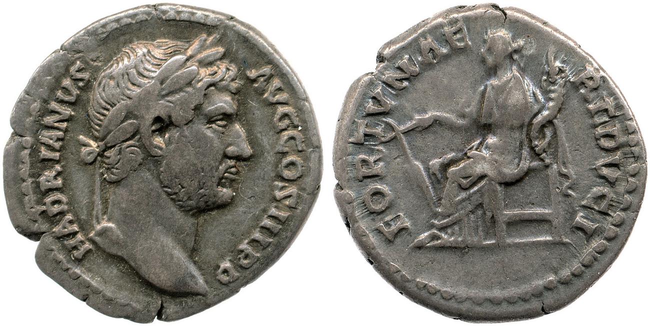 RIC II, Part 3 (second edition) Hadrian 1405, аверс, bm