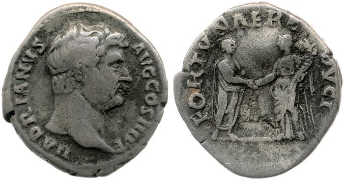 RIC II, Part 3 (second edition) Hadrian 2001, реверс, bm