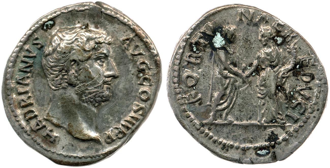 RIC II, Part 3 (second edition) Hadrian 2001, аверс, bm