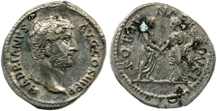 RIC II, Part 3 (second edition) Hadrian 2001, реверс, bm