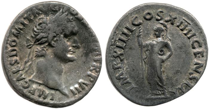 RIC II, Part 1 (second edition) Domitian 584, реверс, bm