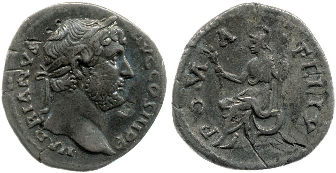 аверс RIC II, Part 3 (second edition) Hadrian 1416