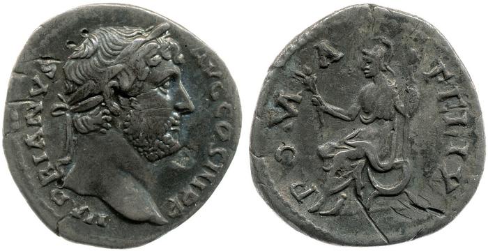 реверс RIC II, Part 3 (second edition) Hadrian 1416
