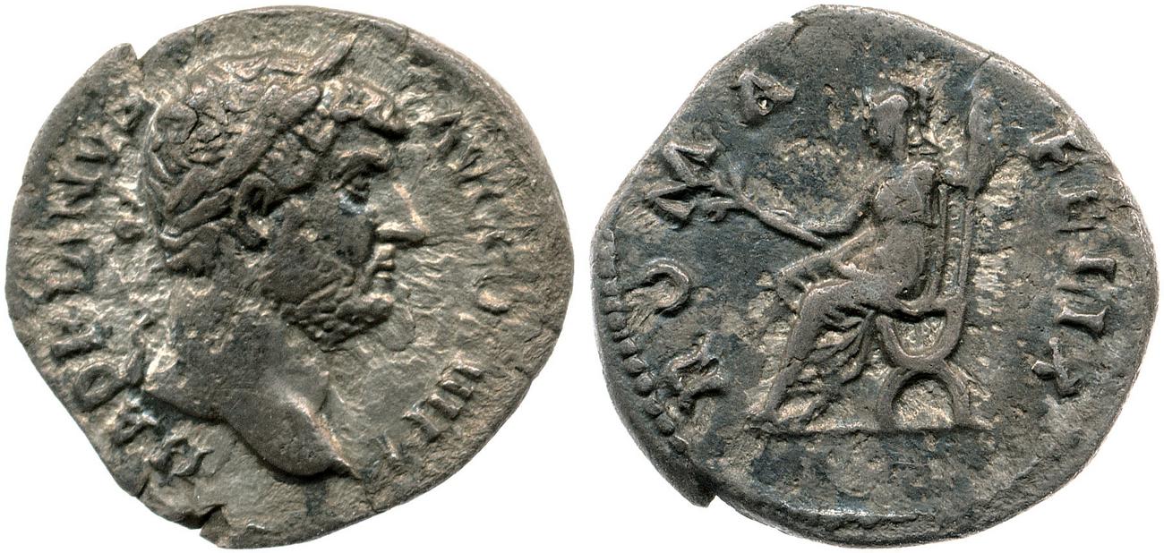 RIC II, Part 3 (second edition) Hadrian 1416, аверс, bm