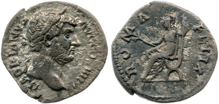 RIC II, Part 3 (second edition) Hadrian 1416, реверс, bm