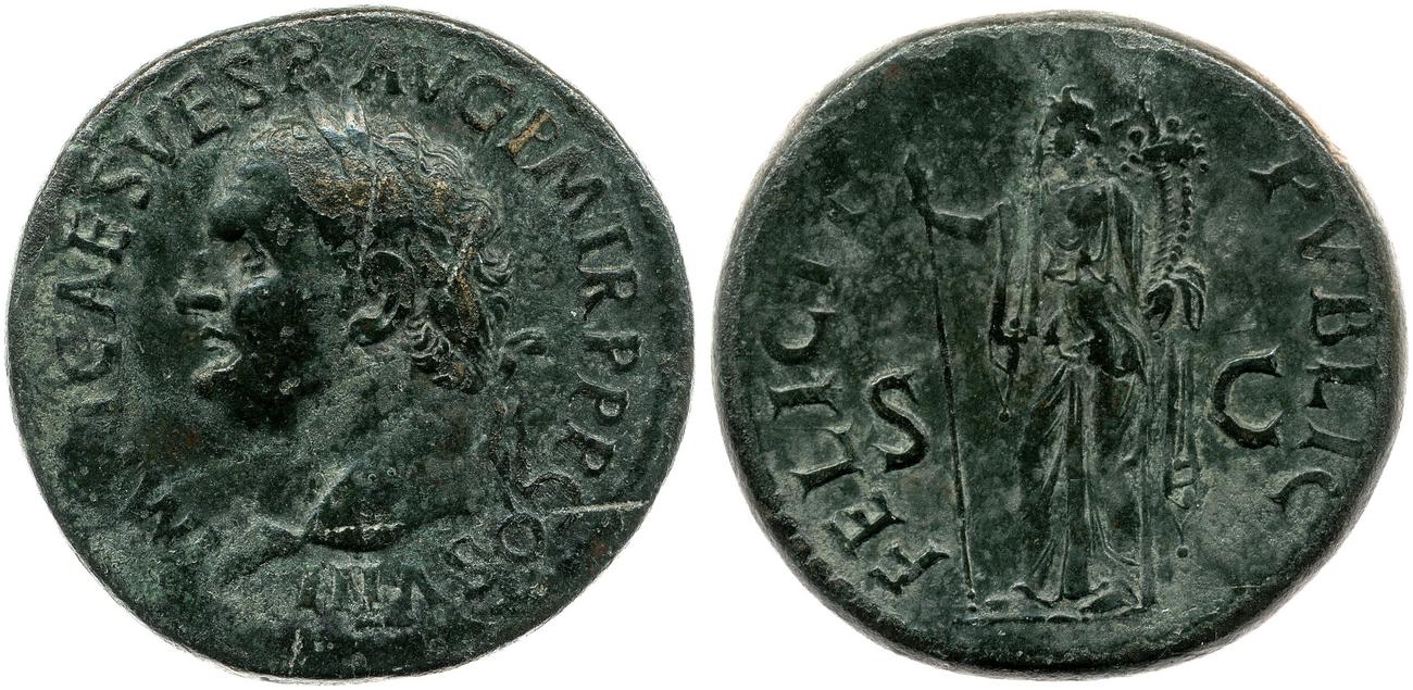 RIC II, Part 1 (second edition) Titus 144, аверс, bm