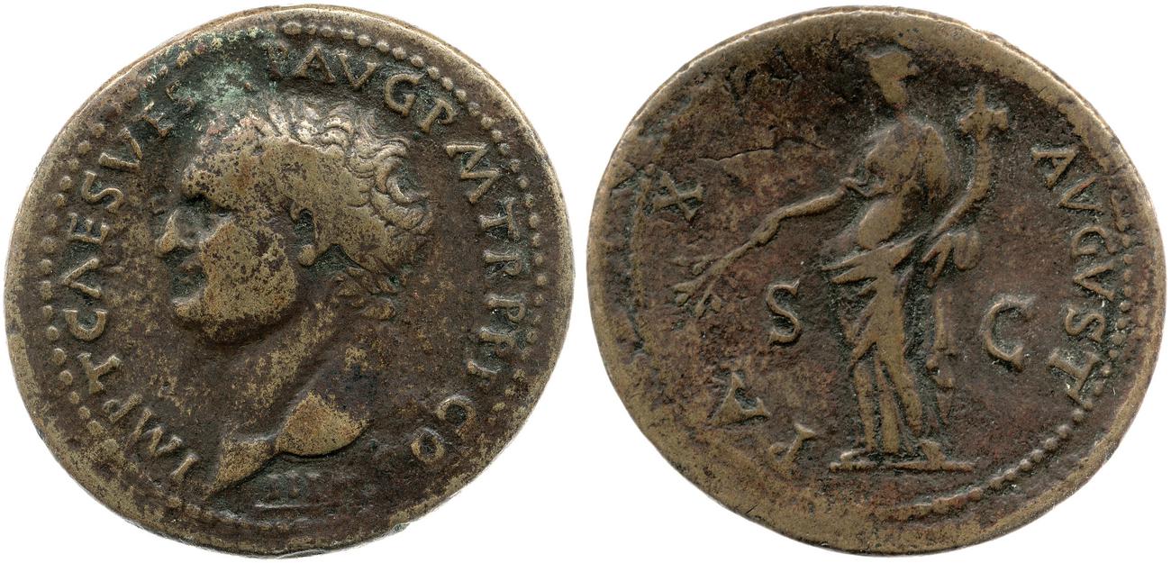RIC II, Part 1 (second edition) Titus 155, аверс, bm