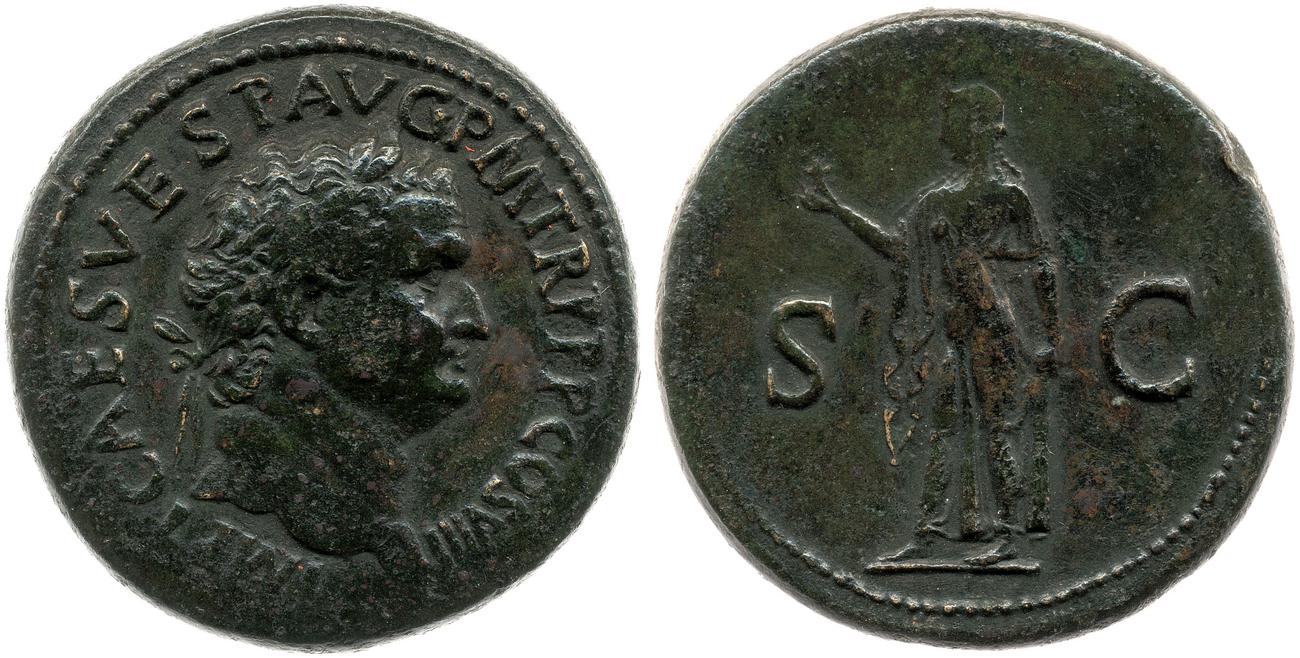аверс RIC II, Part 1 (second edition) Titus 168