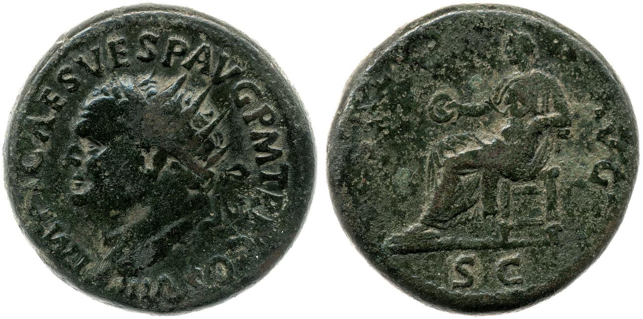 RIC II, Part 1 (second edition) Titus 204, аверс, bm