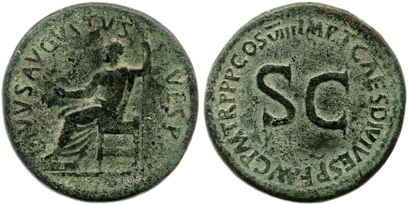 аверс RIC II, Part 1 (second edition) Titus 260