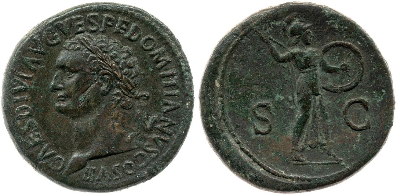 RIC II, Part 1 (second edition) Titus 296, аверс, bm