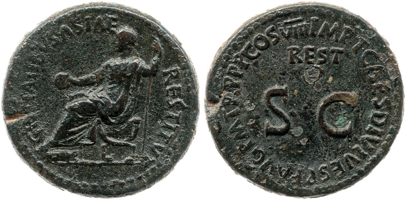 RIC II, Part 1 (second edition) Titus 410, аверс, bm