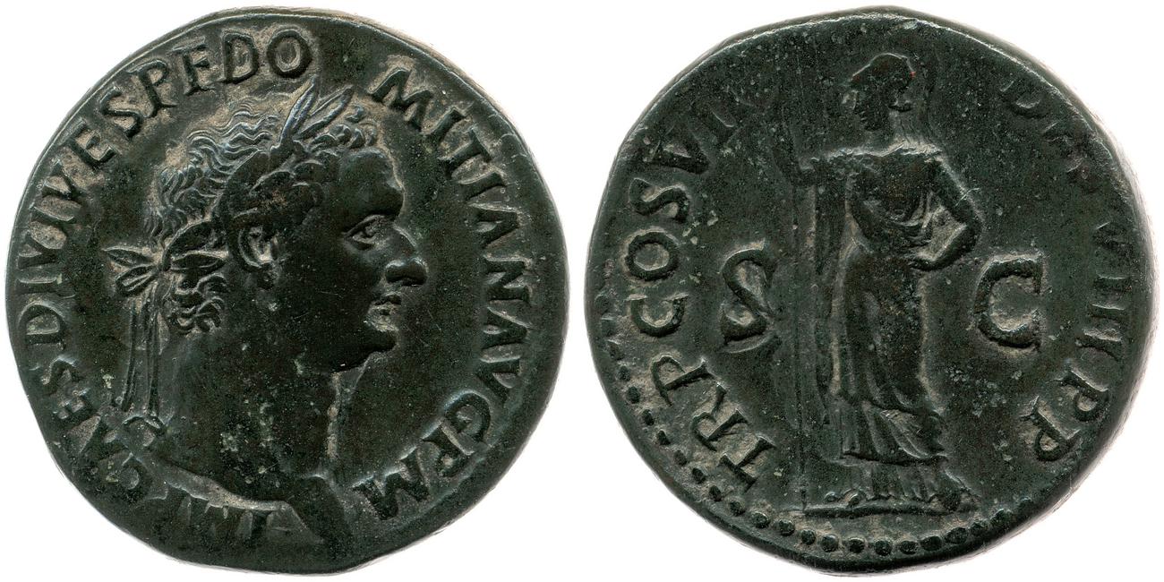 RIC II, Part 1 (second edition) Domitian 78, аверс, bm