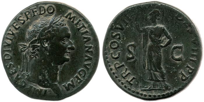 RIC II, Part 1 (second edition) Domitian 78, реверс, bm