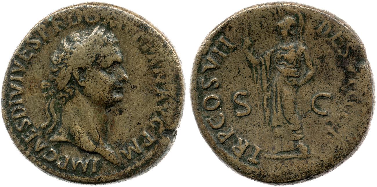 RIC II, Part 1 (second edition) Domitian 78, аверс, bm