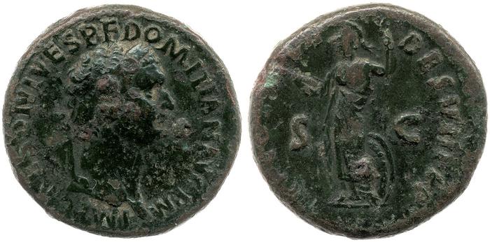 RIC II, Part 1 (second edition) Domitian 89, реверс, bm