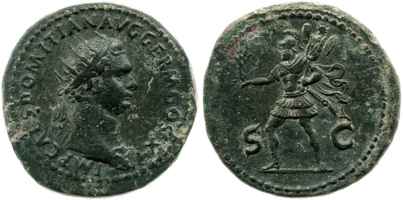 аверс RIC II, Part 1 (second edition) Domitian 216
