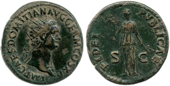 RIC II, Part 1 (second edition) Domitian 289, реверс, bm