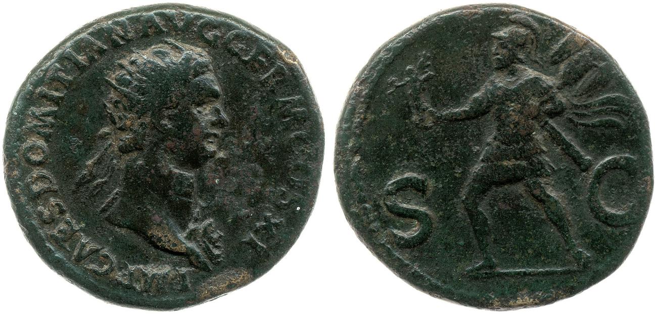 RIC II, Part 1 (second edition) Domitian 293, аверс, bm