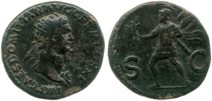RIC II, Part 1 (second edition) Domitian 293, реверс, bm