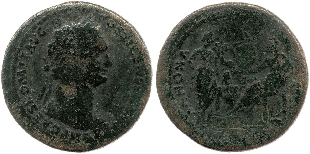 RIC II, Part 1 (second edition) Domitian 349, аверс, bm