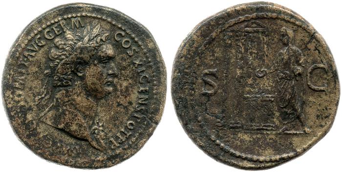 RIC II, Part 1 (second edition) Domitian 355, реверс, bm