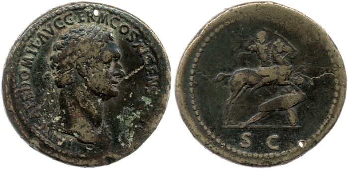 RIC II, Part 1 (second edition) Domitian 358, реверс, bm