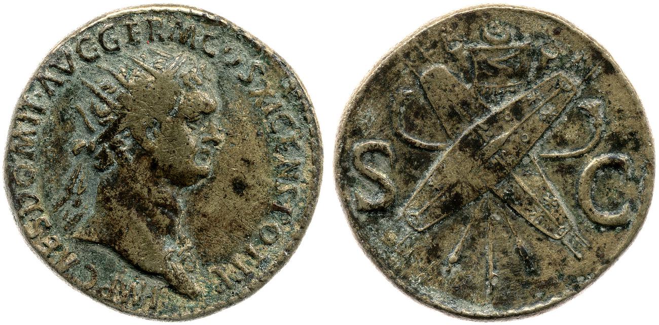 RIC II, Part 1 (second edition) Domitian 372, аверс, bm