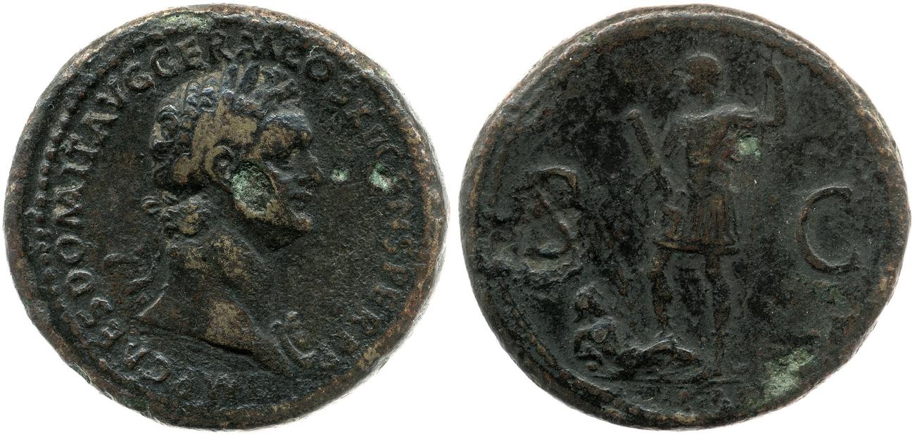RIC II, Part 1 (second edition) Domitian 468, аверс, bm
