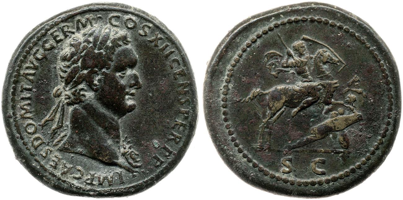 аверс RIC II, Part 1 (second edition) Domitian 470